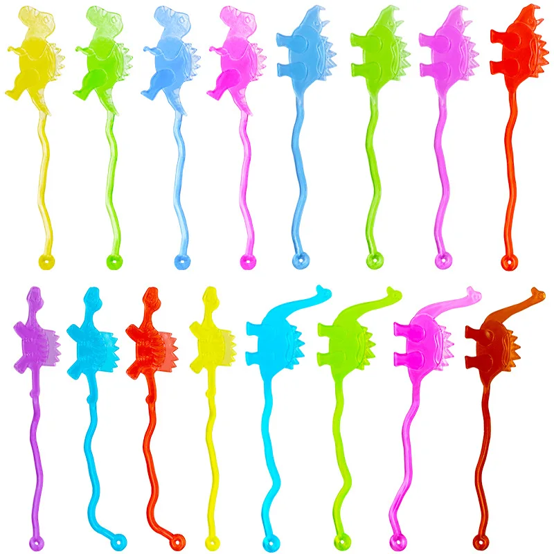 10 шт. новый липкий динозавр TPR серия динозавров настенное животное