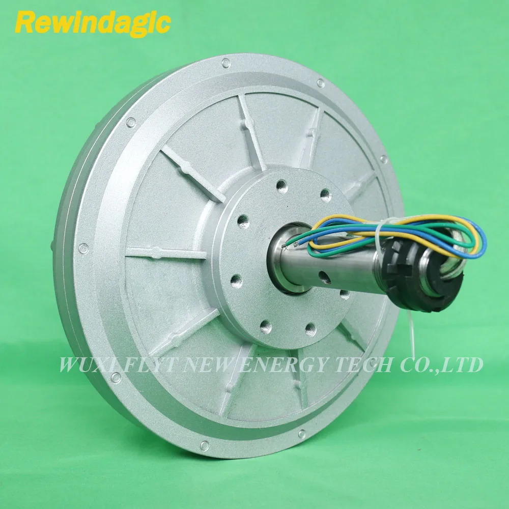 Низкоскоростной 10 кВт 20 24 В 48 96 в 220 неутопленный редкоземельный постоянный