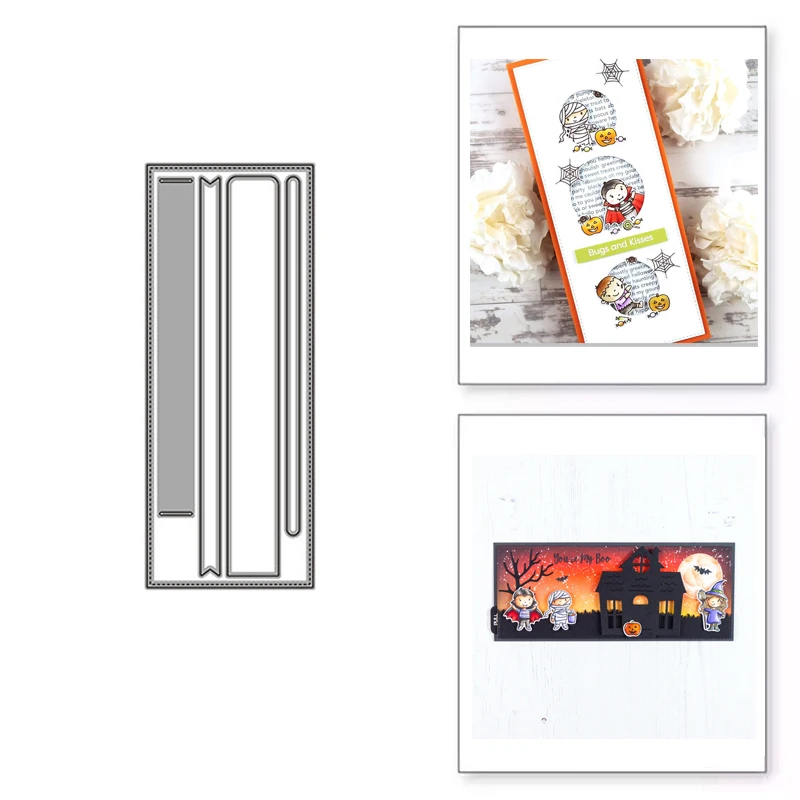 

Long Rectangular Mechanism Metal Cutting Dies for Scrapbooking New 2022 Cut Stencil Handmade DIY Card Make Mould Model Craft