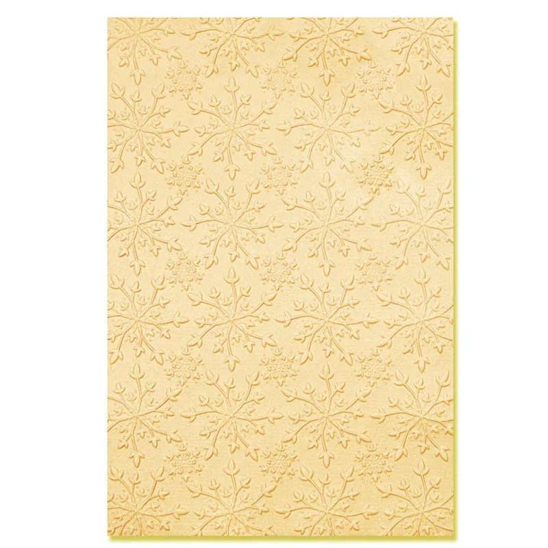 Тисненая папка с текстурой 3-d-Снежинка