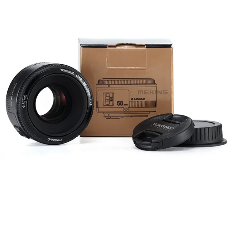 

Hot sale YONGNUO Yn 50mm lens Multi-coated Large Aperture Fixed Focus Lens YN 50mm F1.8 for Canon Nikon DSLR FX DX Frame Camera