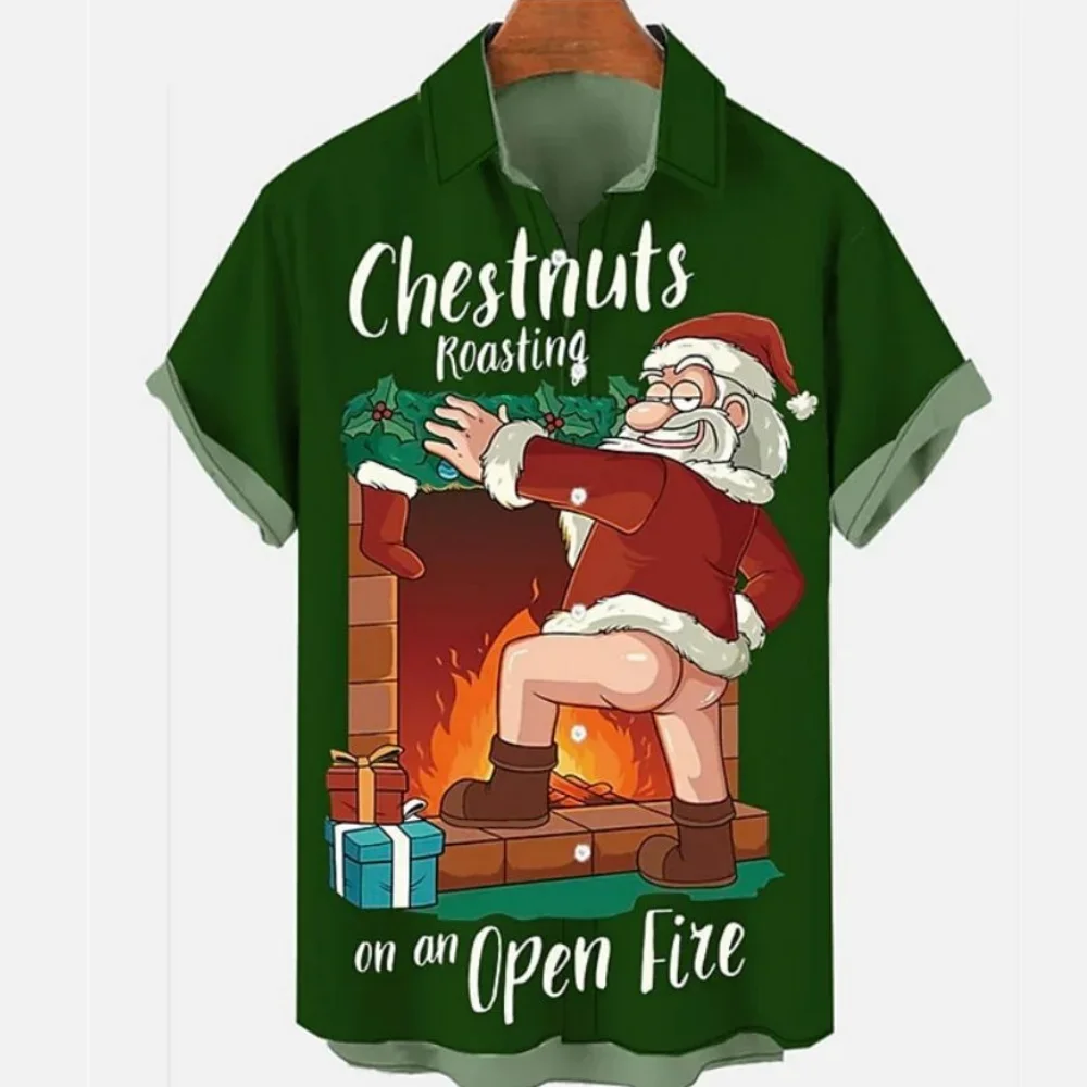 New Year Gift Christmas Funny Graphic Snowman Men’s Shirt Santa Claus Short Sleeve Tops 3d Print Casual Beach Oversized Apparel New Year Gift Christmas Funny Graphic Snowman Men’s Shirt Santa Claus Short Sleeve Tops 3d Print Casual Beach Oversized Apparel