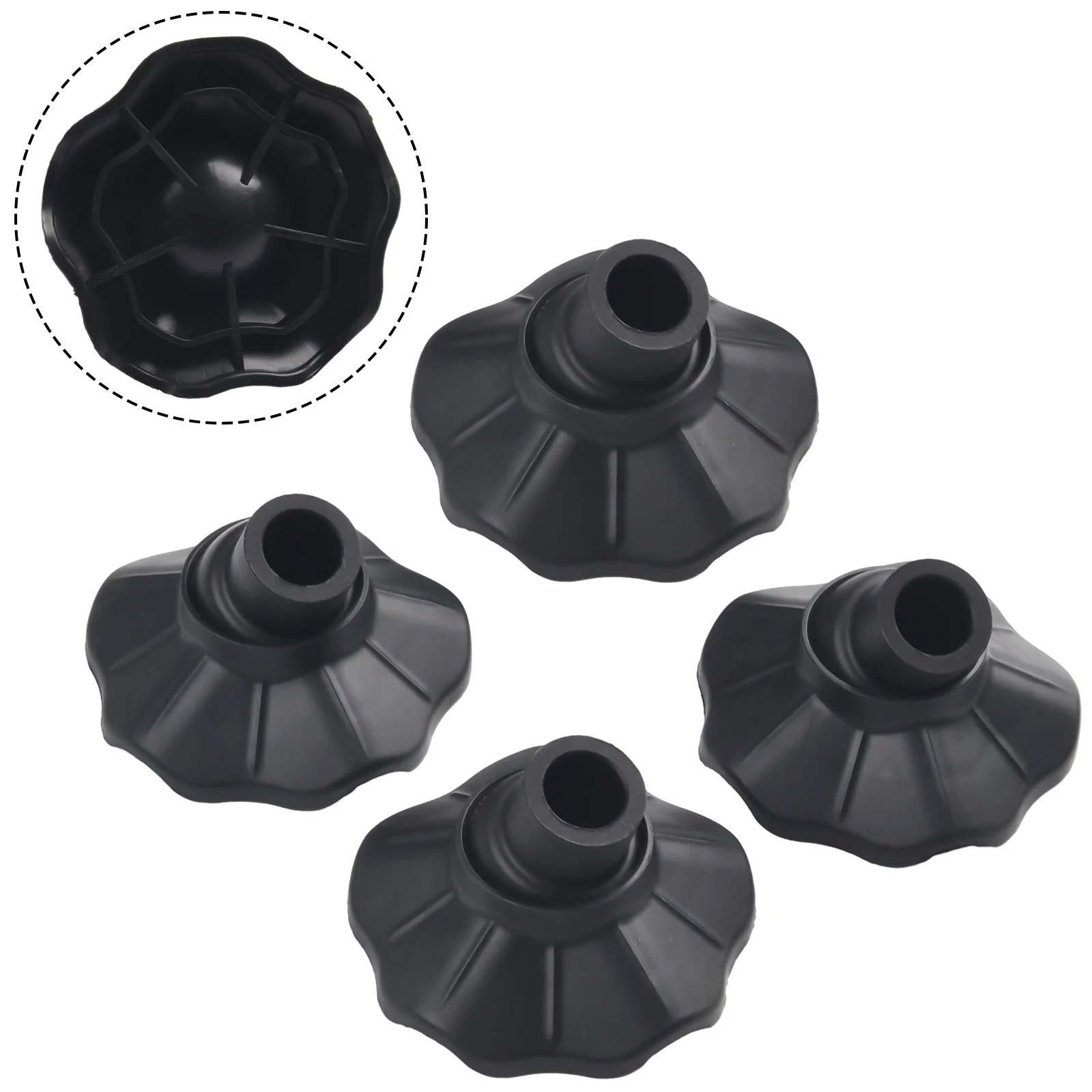 

Brand New Chair Leg Mat Chair Foot Pads Not Easy To Damage Outdoor Small Size Two Inner Diameters Adjustable Angle Design