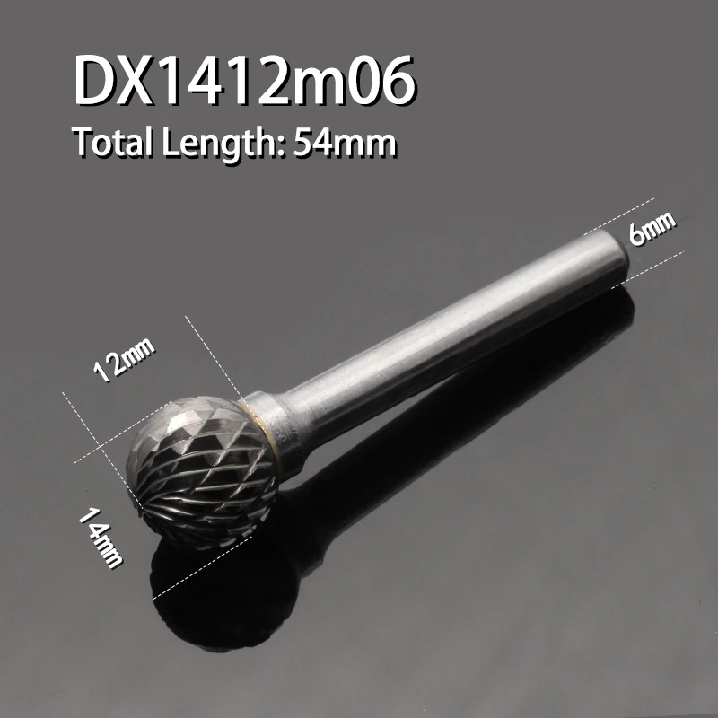 Шлифовальная головка YG8 из вольфрамовой стали, для резьбы по дереву, диаметр 3 мм, 4 мм, 5 мм, 8 мм, 10 мм, 16 мм, 1 шт.