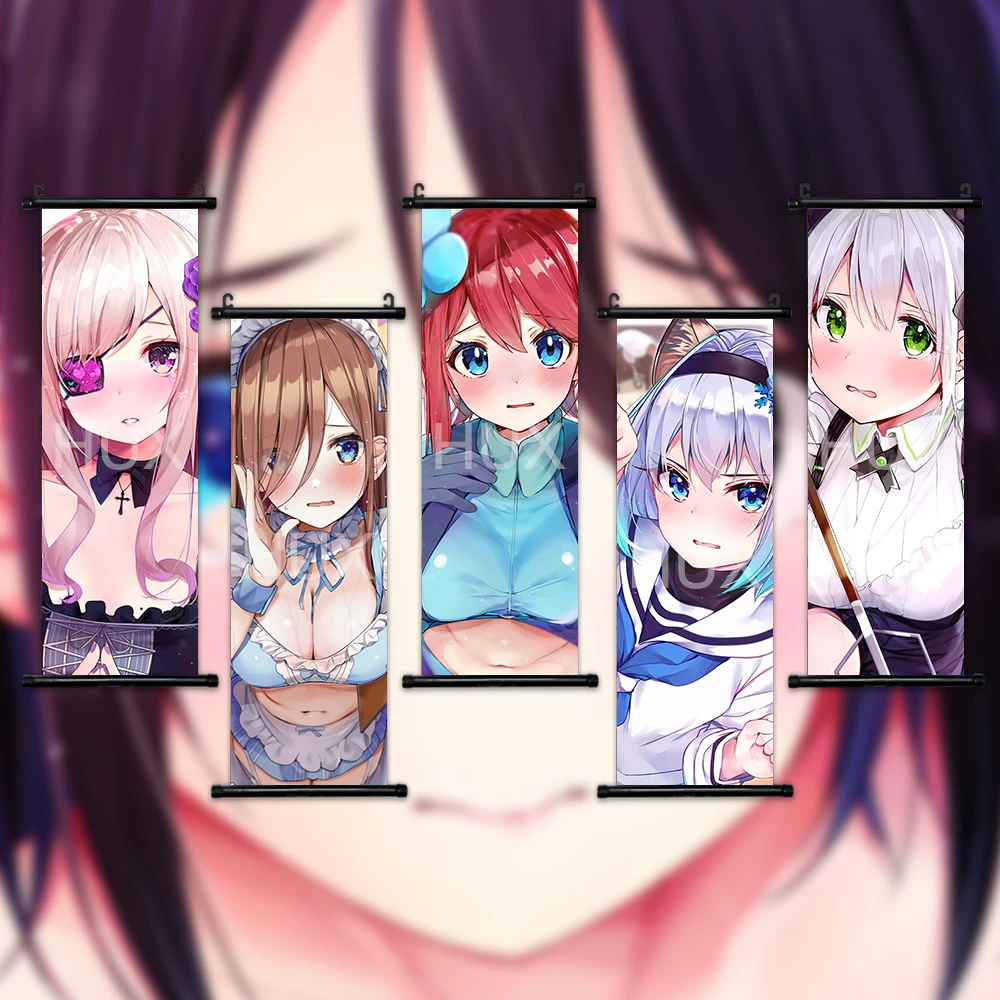 

Wall Background Home Interior Decorative Murals Art Paintings On Canvas Hanging Scrolls Anime Girl Aesthetic Poster Collectibles