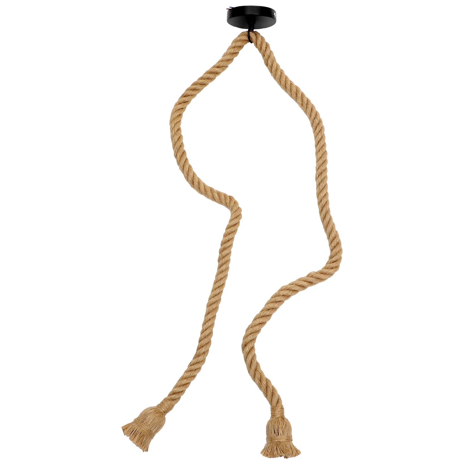 

Rattan Rope Pendant Light Cord Retro Hanging Lighting Farmhouse Lamp Accessory DIY