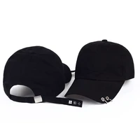 new fashion brand baseball cap with rings jimin hat suga cap live the wings tour kpop cotton cap iron ring snapback hats garros