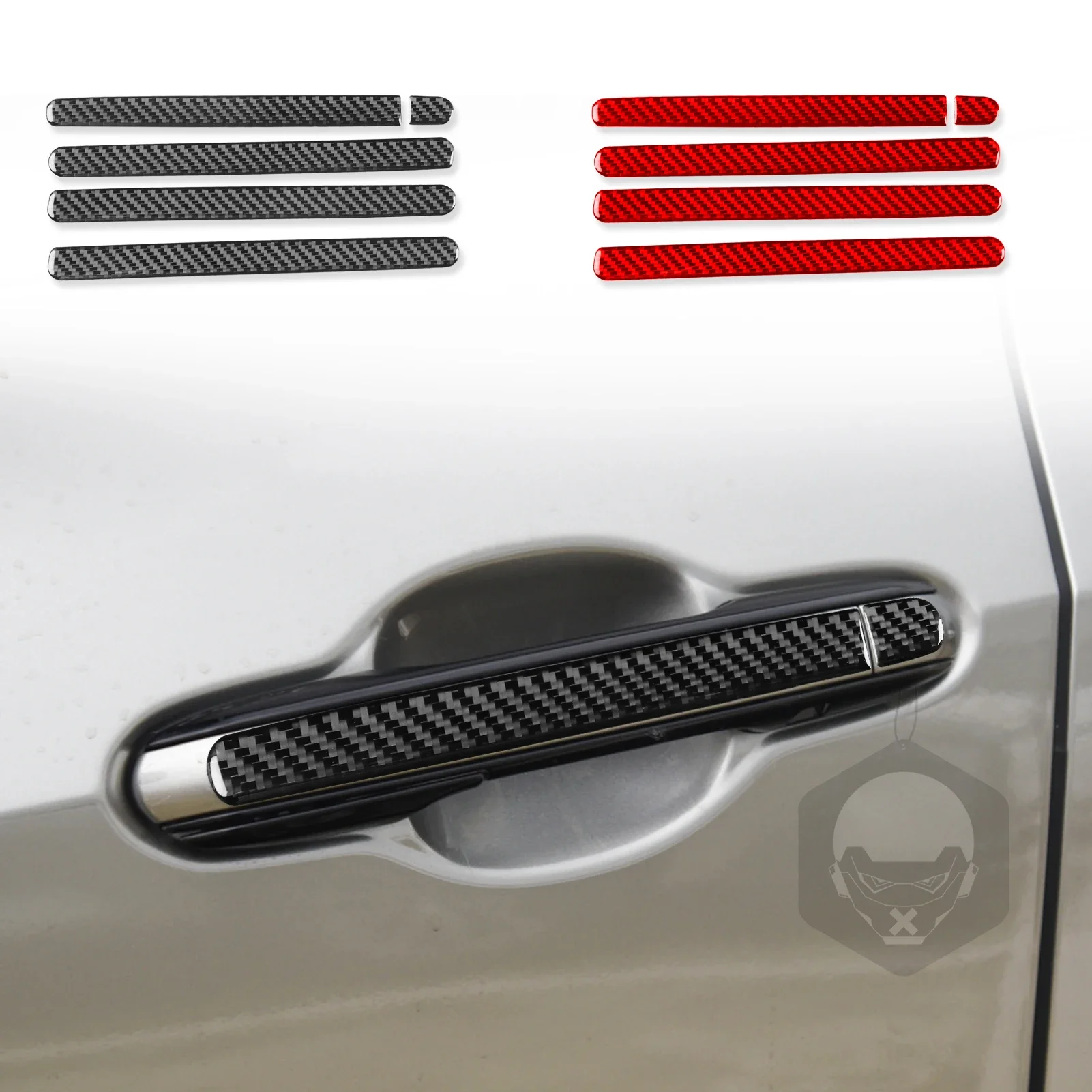 Для Lexus NX AZ20 2022-2024 мягкая наклейка из углеродного волокна внешняя дверная ручка
