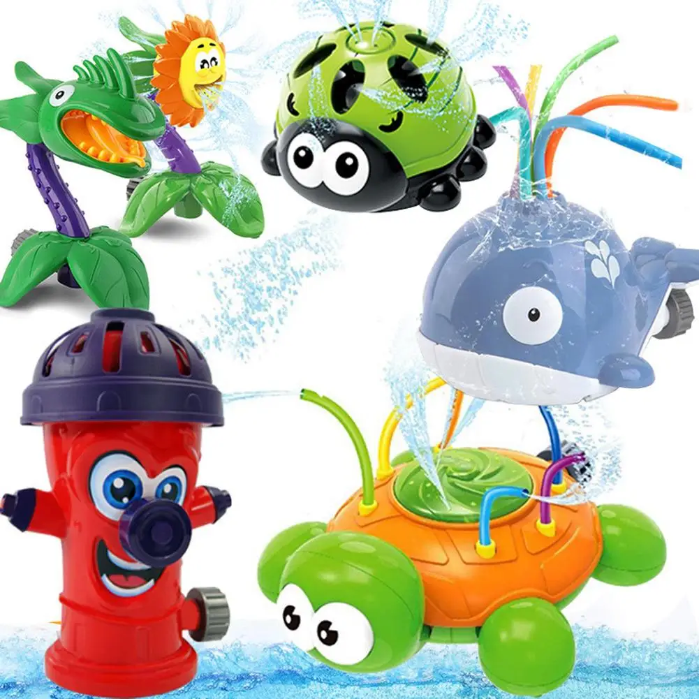 

Children Rotatable Sprinkler Fire Hydrant Bath Toy Outdoor Water Spray Toy For Boys Girls Holiday Gifts