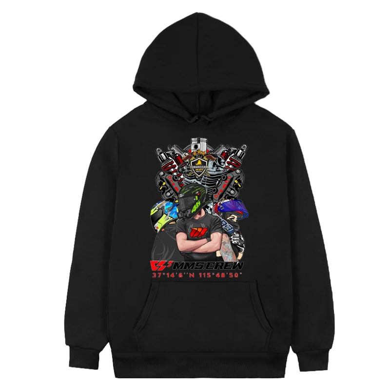 

Motorcycle Hoodies for Men Motor Biker Print Comfortable Man Pullover Autumn Winter Keep Warm Moto Comfortable Racing Tracksuit