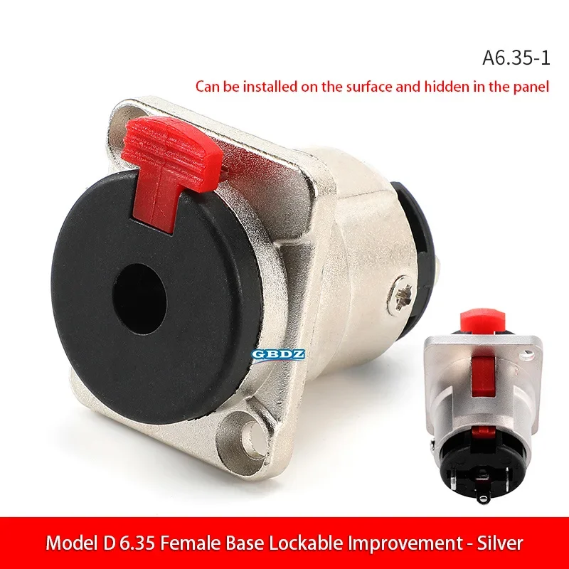 

Гнездо D-типа 1/4 дюйма стерео TRS для крепления на панели аудио микрофон