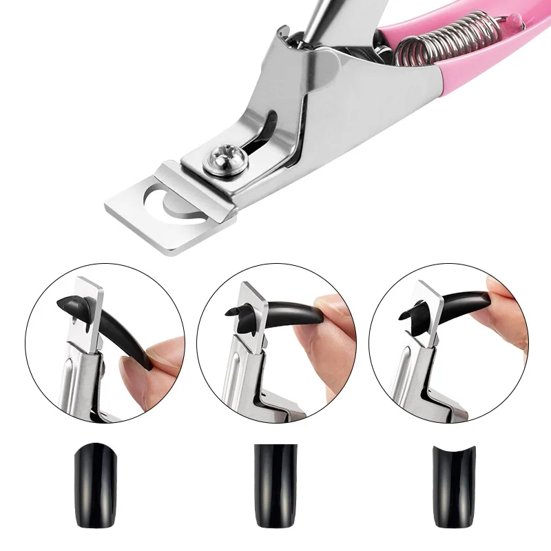 

1pc Professional Nail Art Clipper Special Type U Word False Tips Edge Cutters Manicure Stainless Steel Nail Art Tools