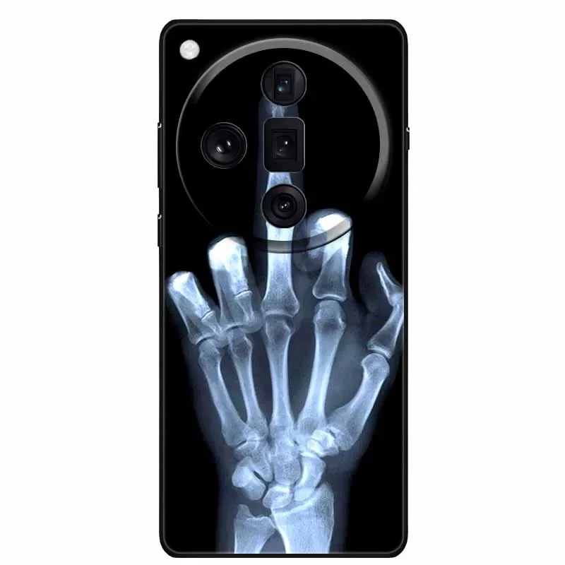 For Find X7 Ultra 5G Case 6.82'' Silicone TPU Soft Bumper Phone Cases for OPPO Shockproof Covers X7Ultra Cool Wolf