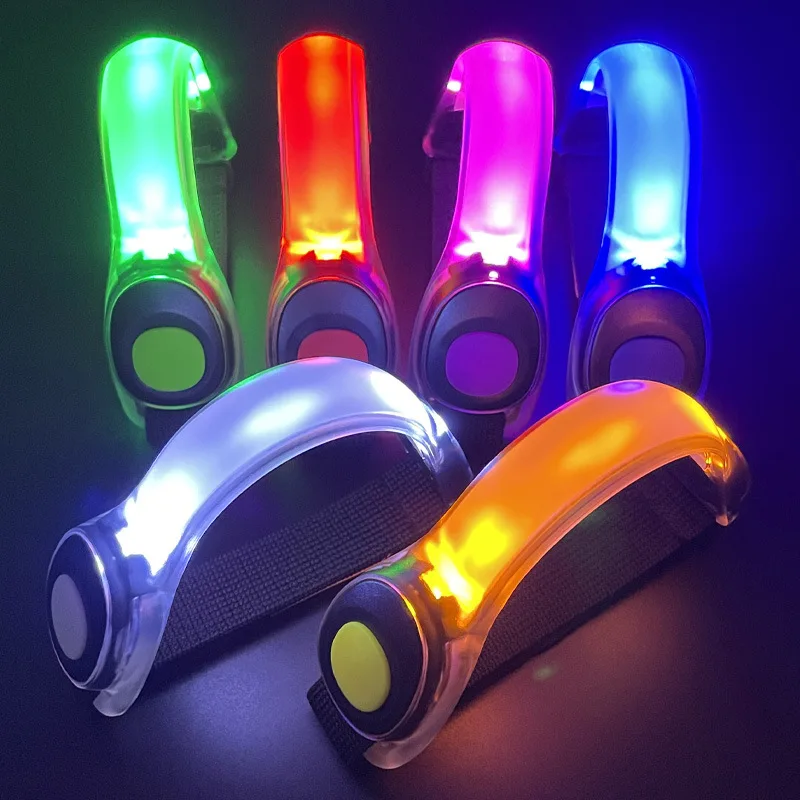 

LED Glowing Bracelets Outdoor Arm Warning Light For Runners Joggers Cyclists Night Lighting Supplies Sport Flashing Wristbands