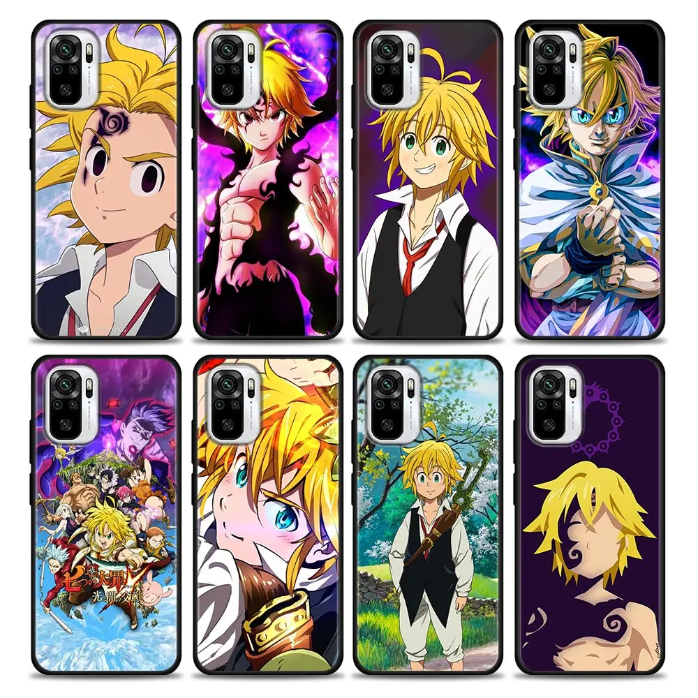 

Seven Deadly Sins Meliodas Anime Silicone Phone Case For Xiaomi Redmi Note 9 9T 10 10s 11 11s 11E 8 7 Poco M3 M4 Pro Cover Cases
