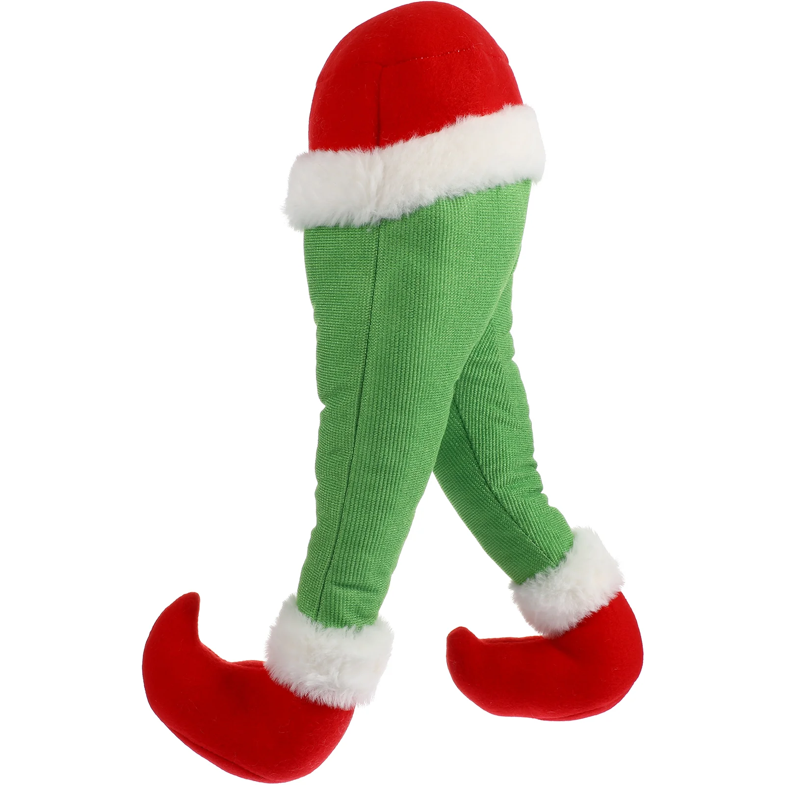 

Christmas Santa Legs Stuffed Legs for Christmas Tree Xmas Tree Topper Elf Legs for Wreath Santa Plush Legs