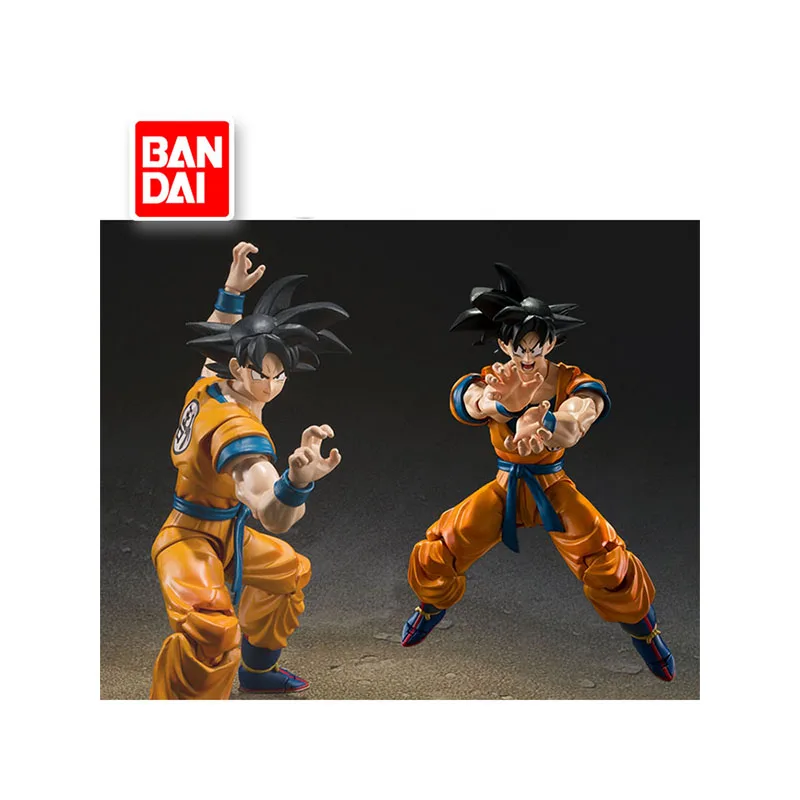 

BANDAI Драконий жемчуг Сон Гоку Супер сайян подвижные суставы герои мультфильмов коллекция украшений настольные украшения куклы подарок для ...