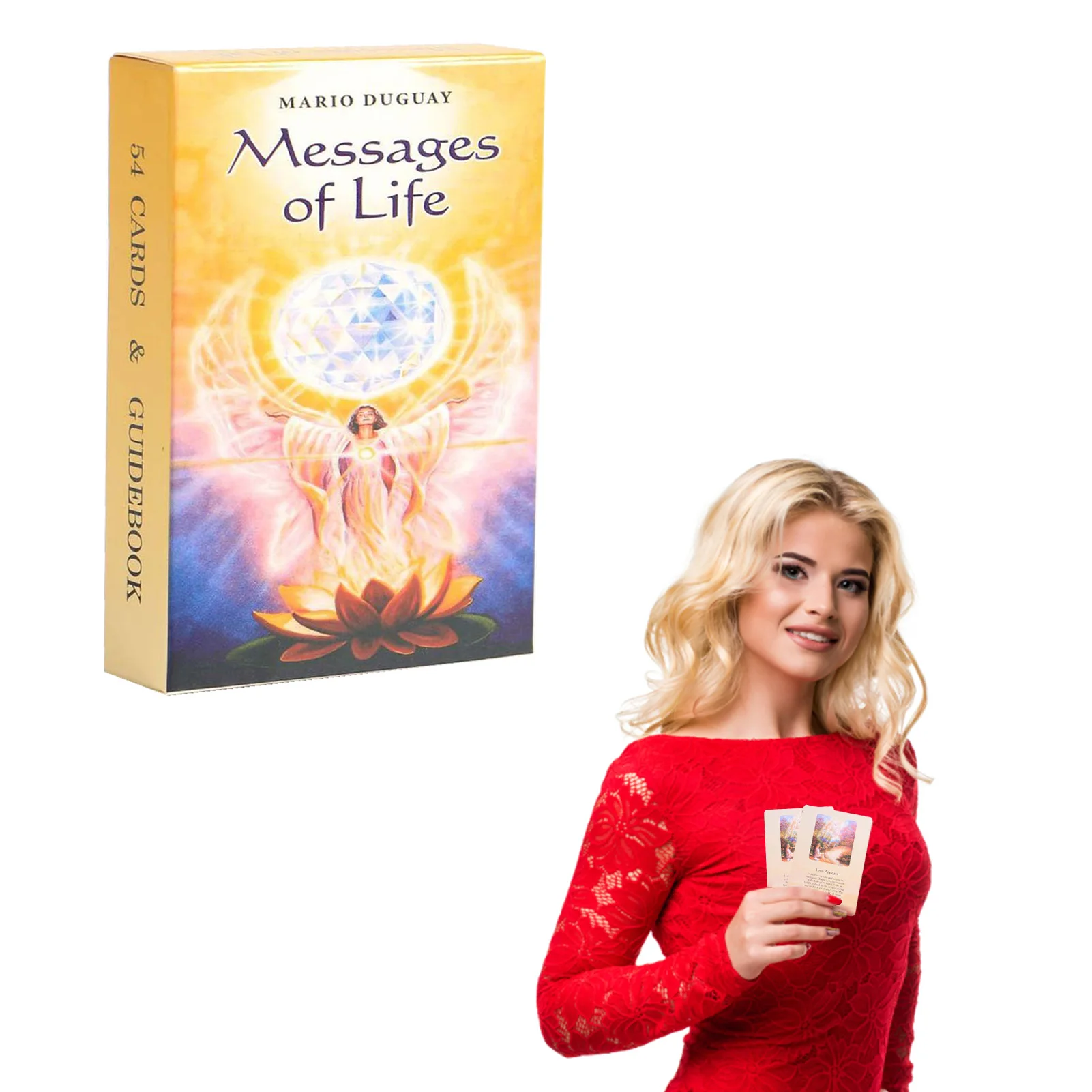 

Messages Of Life Guidance Tarot Cards Full English By Duguay Oracle Deck Card Board Games High-Quality Adult Playing Cards