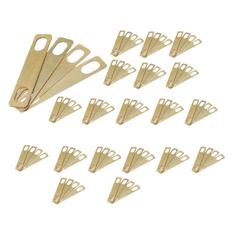 

8PCS Guitar Neck Plate Guitar Gasket Replacement Guitar Neck Shim Heightening Gasket Accessories (Golden)