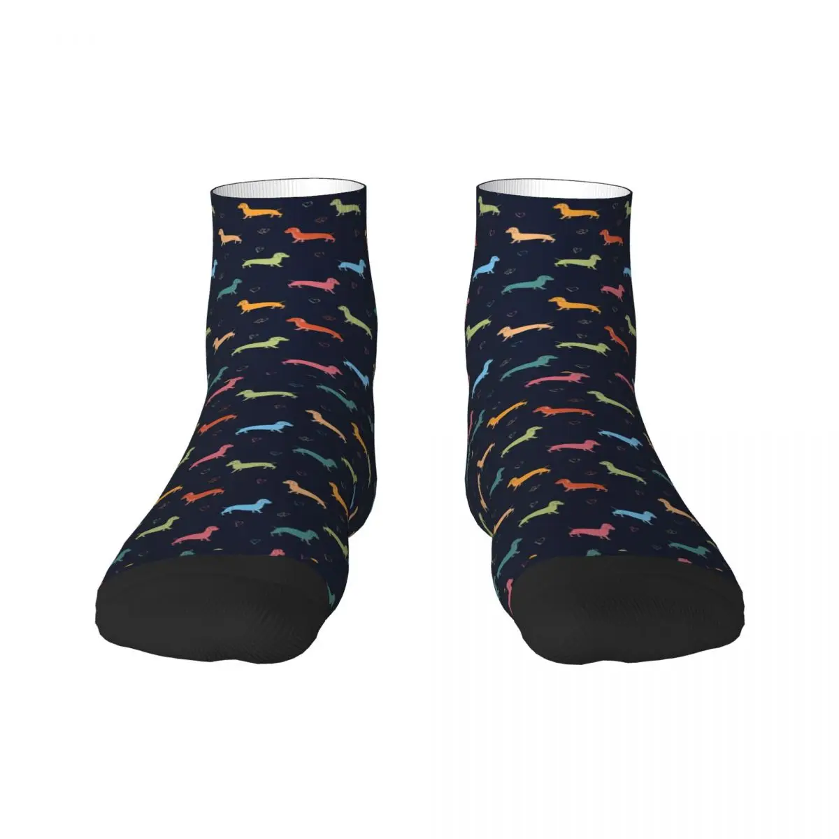

Cool Men's Dachshund Dress Socks Unisex Warm Breathbale 3D Print Badger Sausage the Wiener Dog Crew Socks