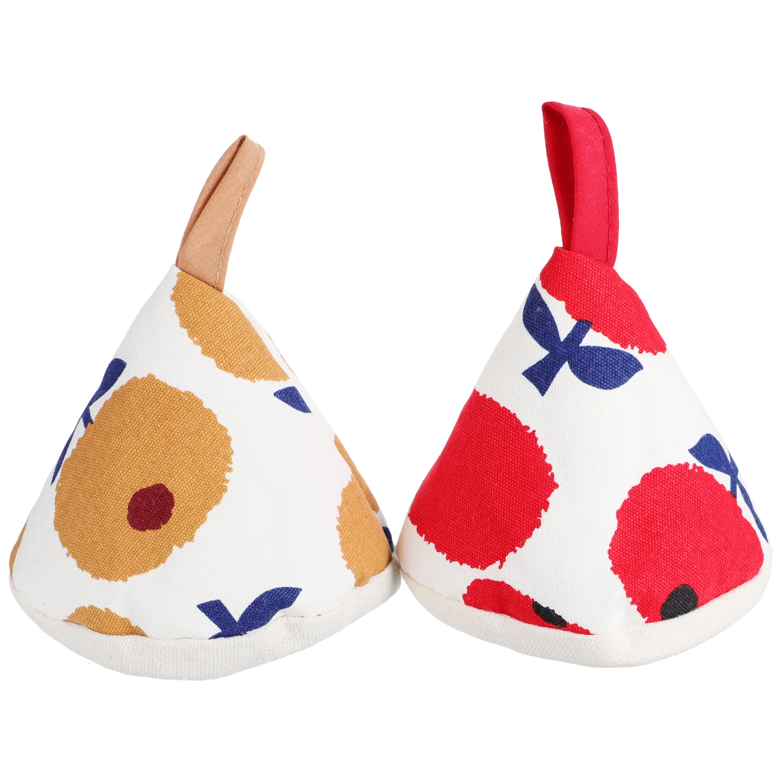 

Pot Handle Cover Hot Holder Grip Gloves Caps Sleeve Pan Anti Heat Cookware Potholder Sleeves Lid Oven Round Mats Clip Trivet