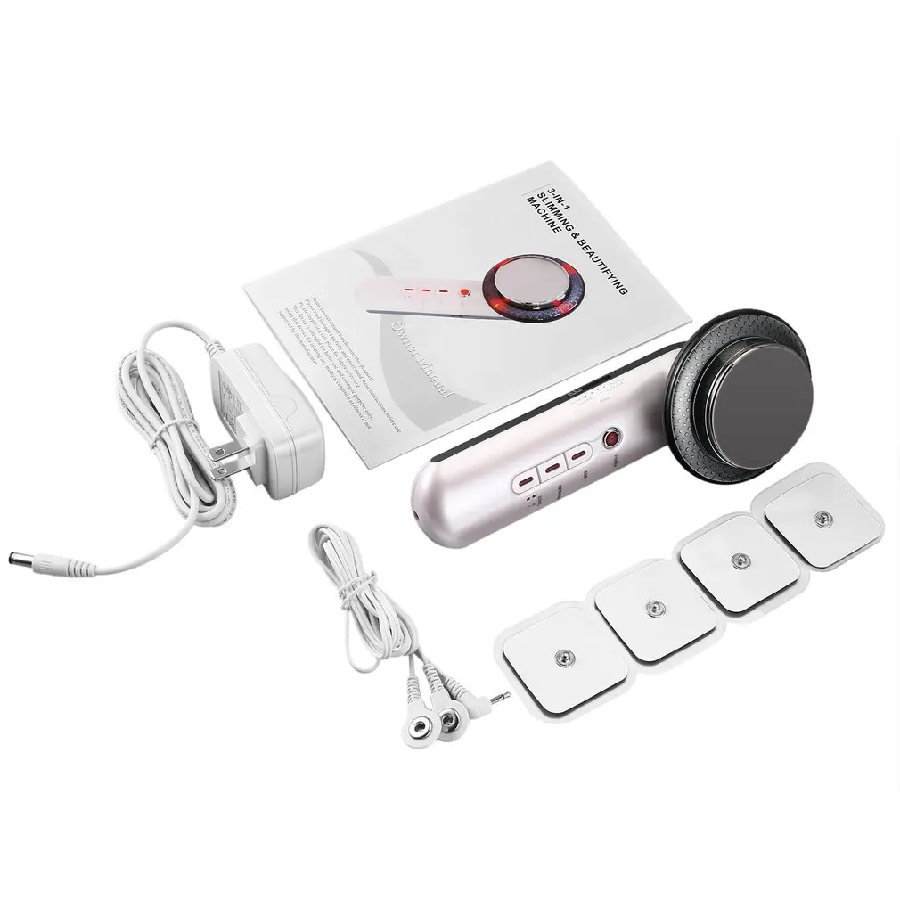 

Hand-held 3 in 1 Slimming Beauty Machine Fat Reduction Instrument for Home Use Anti-aging Face Skin Care Tools