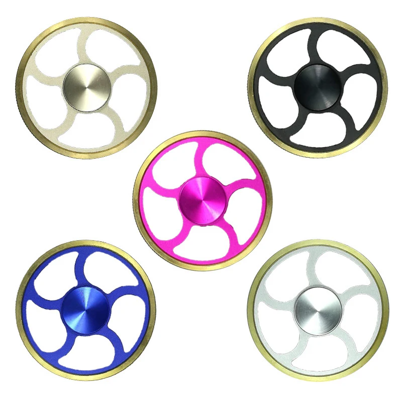 

New Wheels Fidget Spinner Alluminum Brass EDC R188 Bearing Relief Stress Fidget Toy For Kids Adults Fingertip Gyro Hand Spinner