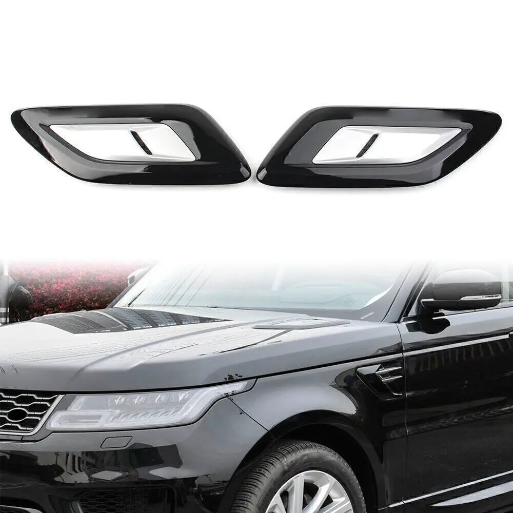 

Front Hood Air Vent Grille Cover For Land Rover Range Rover Sport 2018-2021 OEM LR098767/LR098756