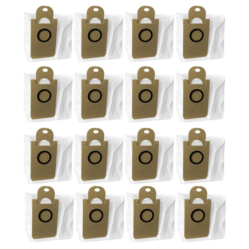 

16Pcs Dust Bag Non-Woven Dust Bag For Proscenic M7 Pro M8 Pro Robot Vacuum Cleaner Three Layer Large Capacity 2.5L Cloth Bags