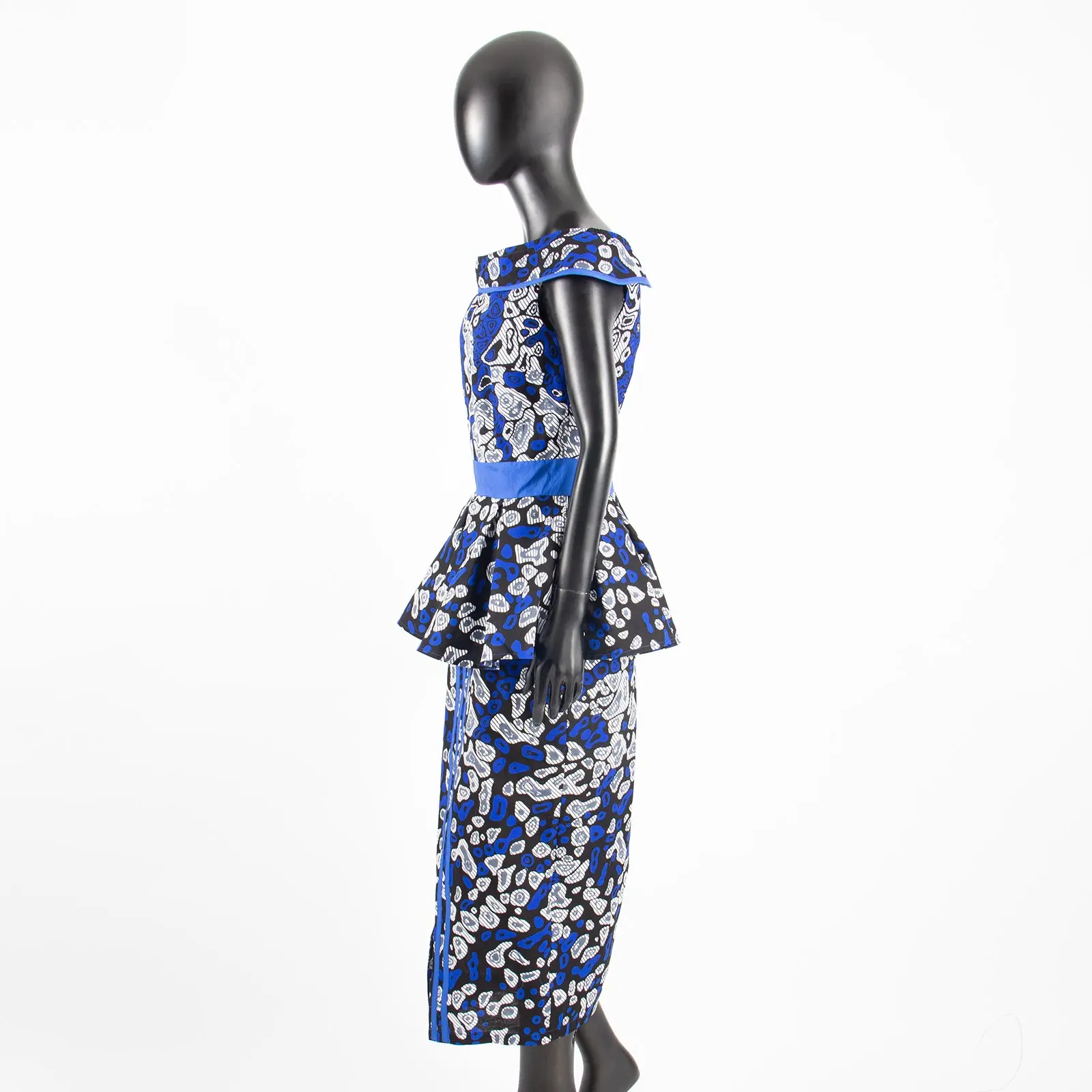 Женские костюмы с юбкой лоскутный топ Африканским принтом и длинная юбка