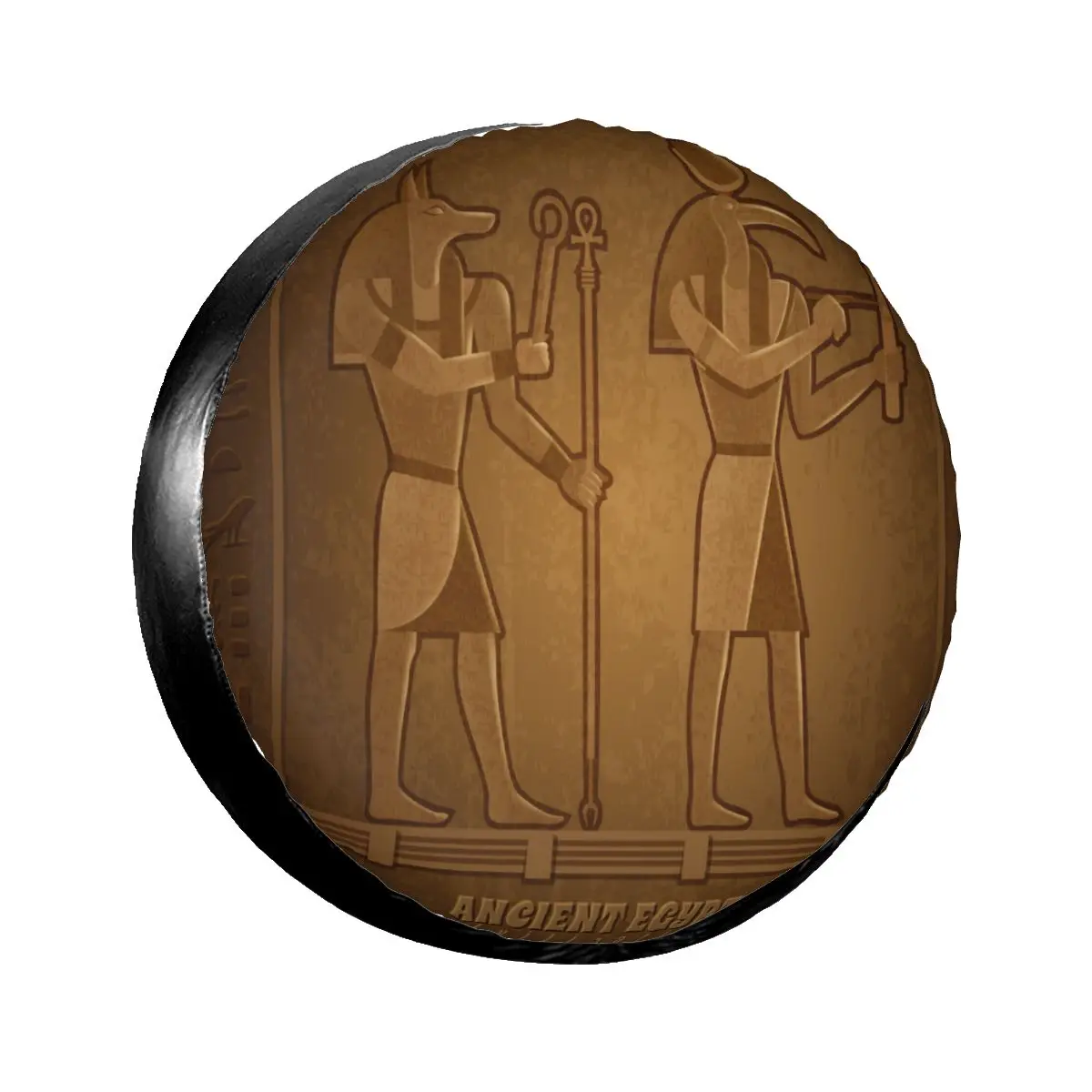 

Car Wheel Tyre Cover 13/14/15/16 Inch Ancient Egyptian Illustration Spare Tire Cover Case Soft Protector Pouch Car Accessories