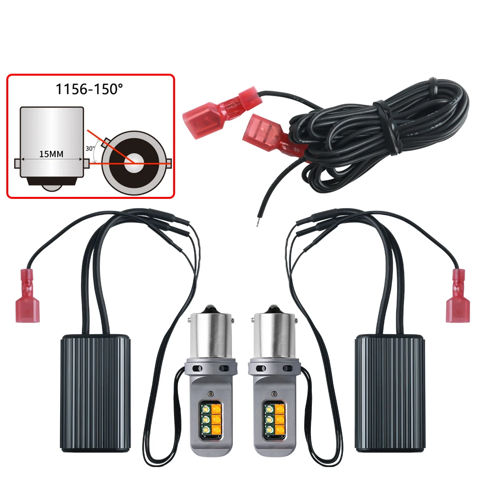 

1156 P21W BA15S PY21W BAU15S Светодиодные автомобильные лампы указателя поворота DRL белые yellCanbus без ошибок py21w 7440 W21W T20 Указатель поворота
