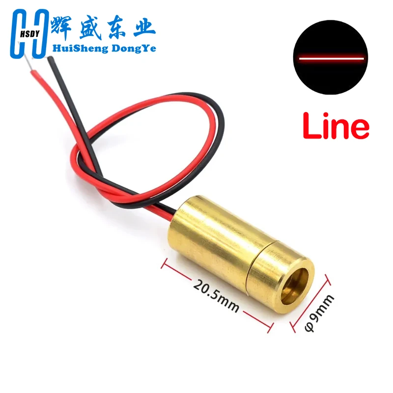 

Лазерная головка HUISHENGYUFA 9mm 3V 5mW красная