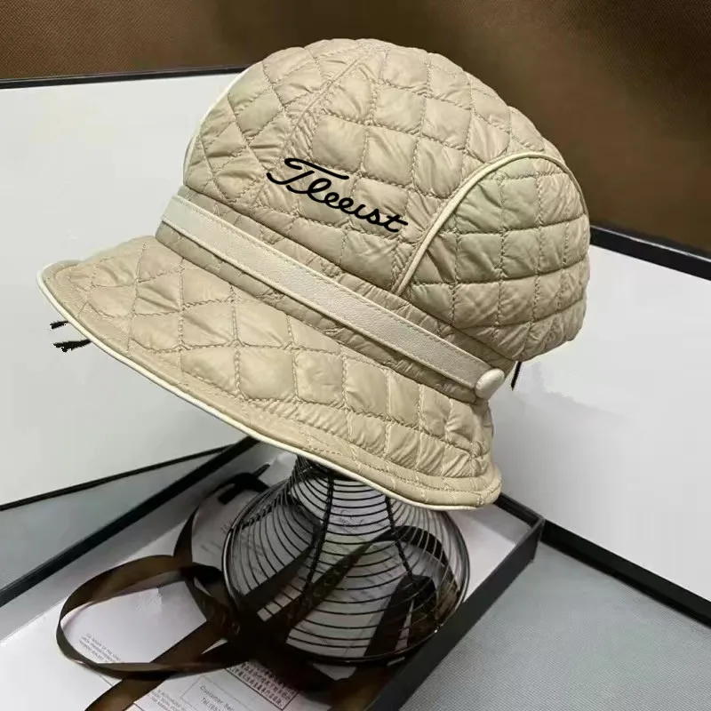 

Женская зимняя шапка для гольфа, Высококачественная пуховая хлопковая восьмиугольная шапка для тепла, шапка для гольфа с язычком утки, Женская Роскошная Кепка для гольфа