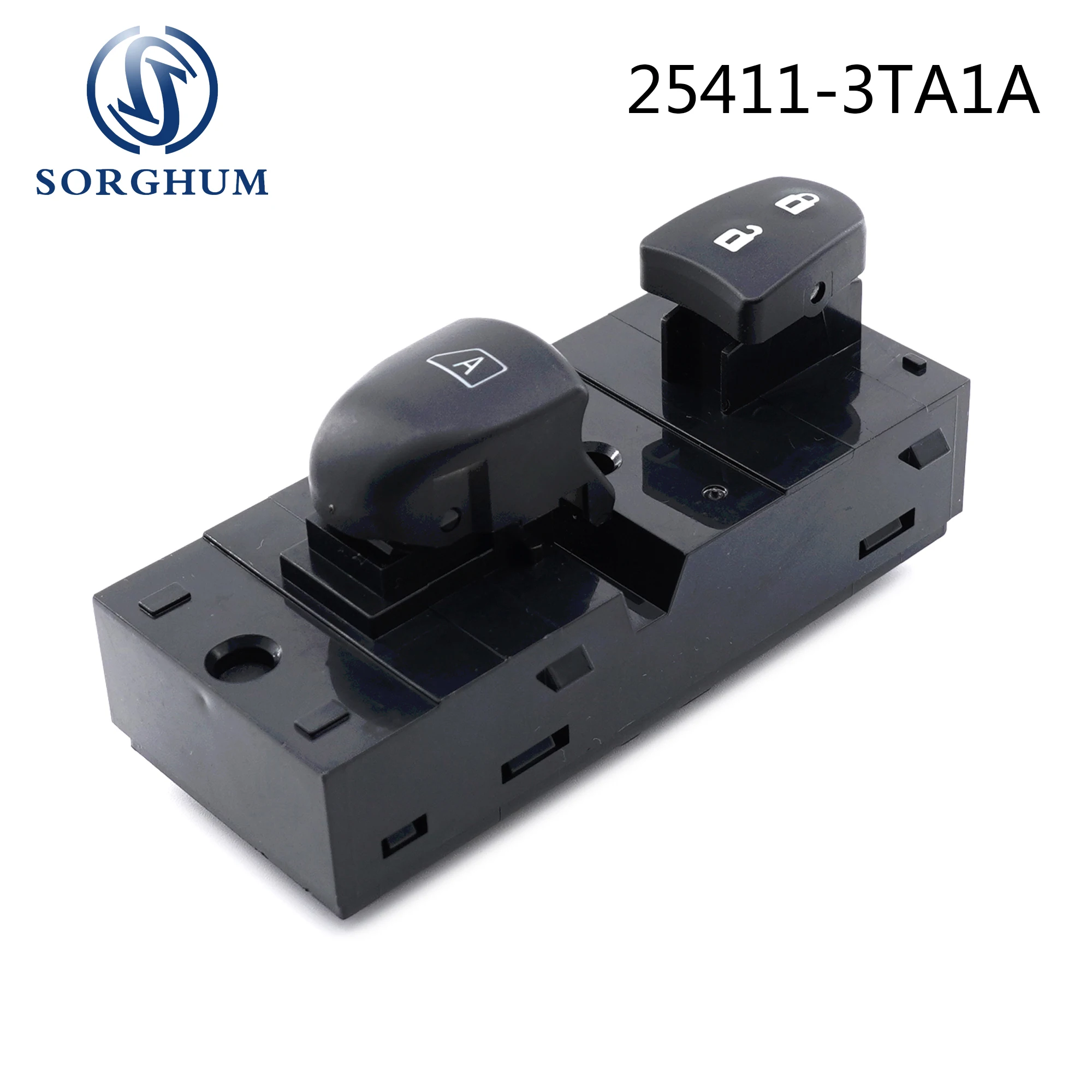 

SORGHUM Front Right Power Window Control Switch For Nissan Qashqai Altima Sylphy Tiida X-Trail 2013-2018 25411-3TA1A 254113TA1A