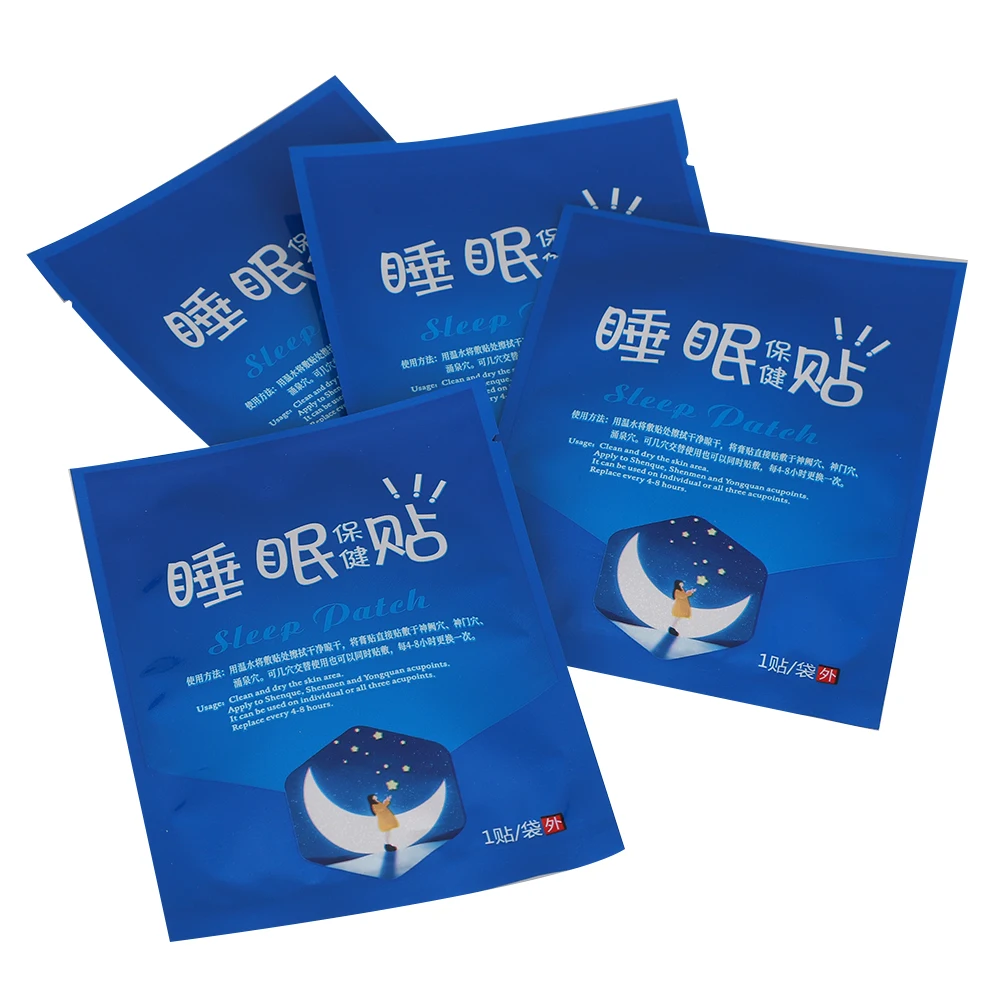 

4pcs Herbal Extract Foot Patch Improve Sleep Pain Fatigue Relief Dispel Dampness Dispel Cold Relieve Stress Health Care Sticker