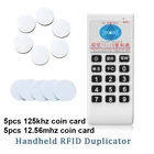 Ручной RFID-дупликатор, NFC-считыватель, 125 кГц, T5577, записывающее устройство, 13,56 МГц, UID, смарт-чип, карта, клонер, программатор, копировальный аппарат