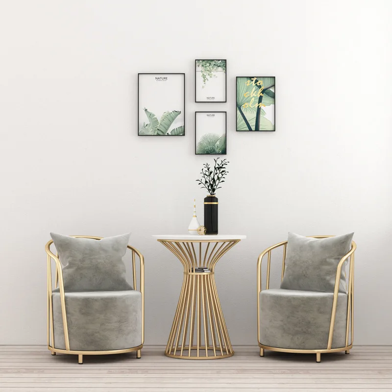 Нордический одноместный диван для гостиной современный светлый роскошный