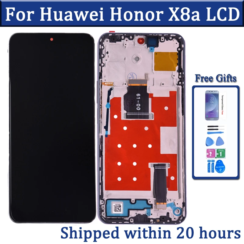 IPS &quot6 7 для Huawei Honor X8A ЖК-дисплей с цифровым преобразователем сенсорного экрана