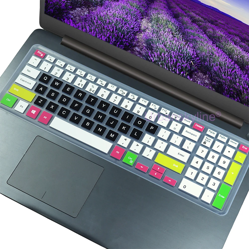 Чехол для клавиатуры Dell Inspiron 15 5000 5510 5515 5518 3000 3510 3511 3515 3520 3521 3525 Pro силиконовая
