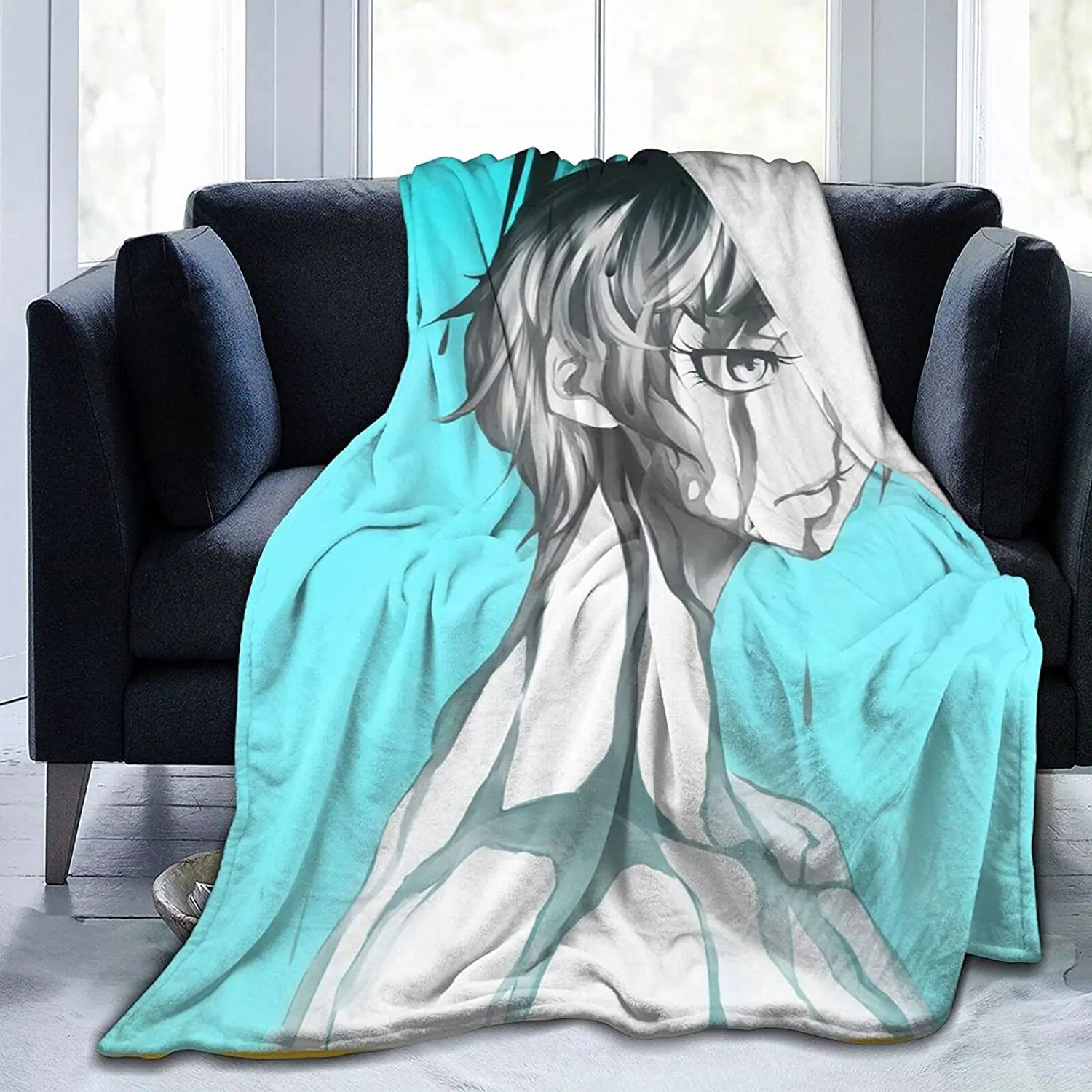 

Akane Tsunemori Fluffy Soft and Comfortable Blanket, Anime Warm Embrace of Sympathy