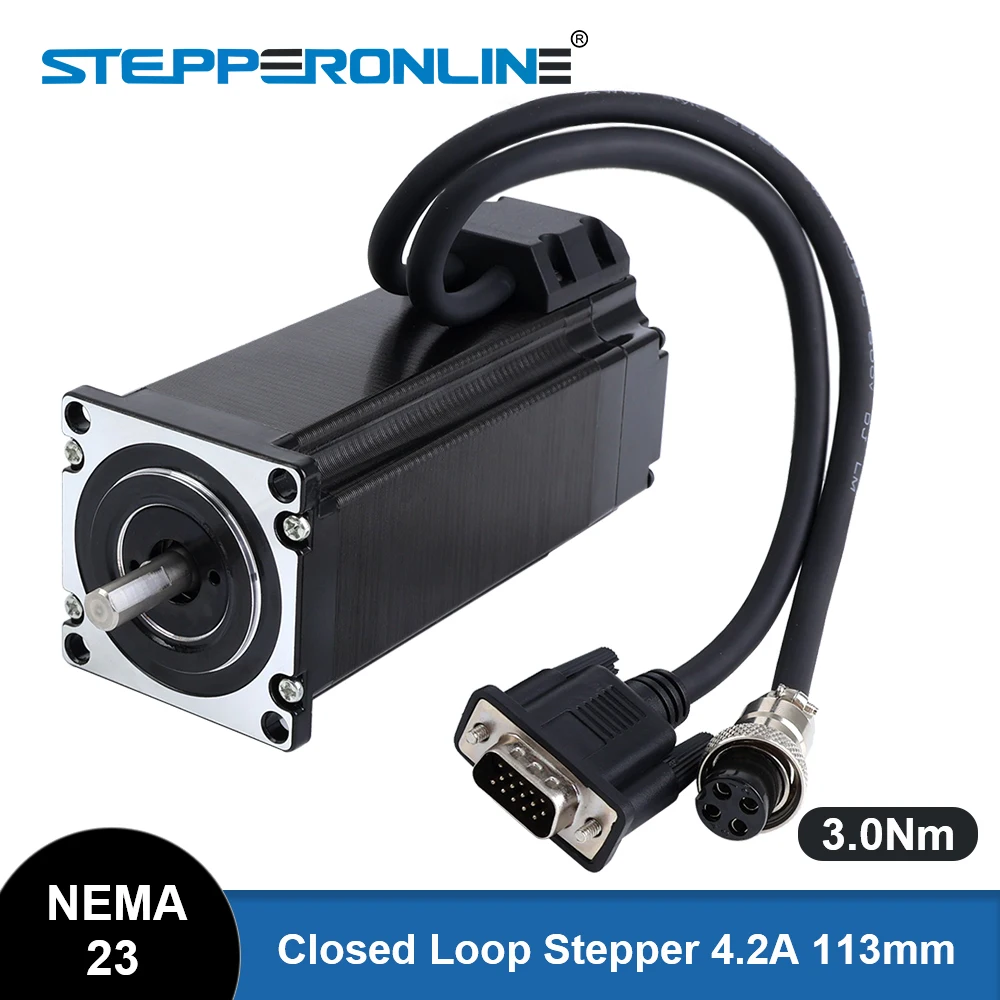 Шаговый двигатель с замкнутым контуром Nema 23 3 Нм 425 x мм Nema23 |