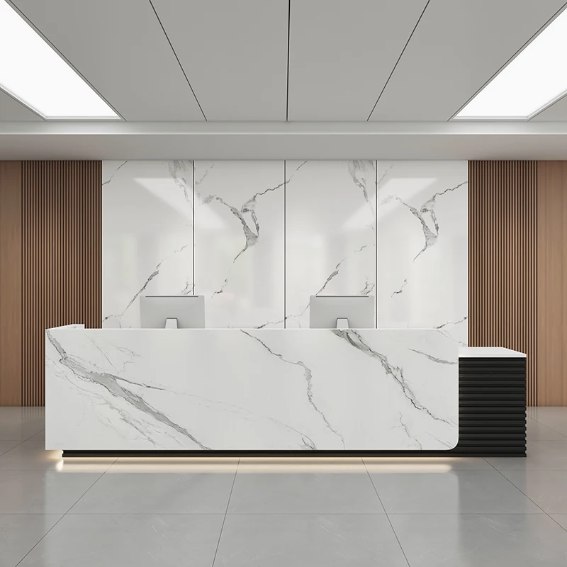 Стойка регистрации в приемнике для салона красоты Современная Эстетическая