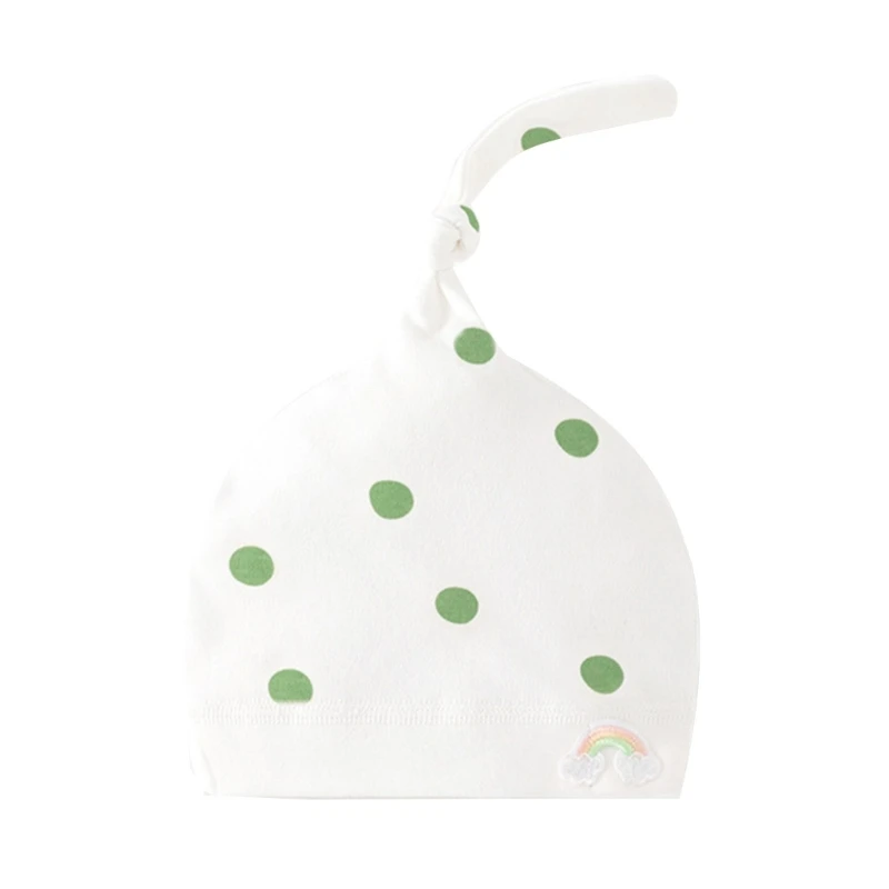 

Теплая детская шапка-шапочка в форме уха, хлопковая шапка в горошек, кепка для фотосессий