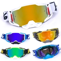 off road motorcycle protective goggles tpu plating outdoor riding fully enclosed adjustable sponge pad skiing glasses with bag