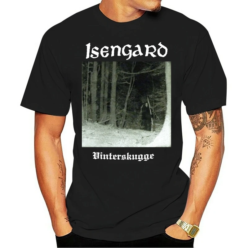 Футболка Isengard Vinterskugge официальная черная футболка с металлическим ремешком
