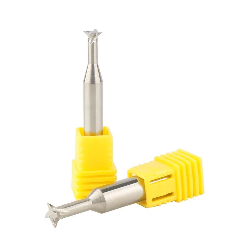 

Carbide Dovetail Milling Cutter CNC Tool 45 60 Degree 6mm 8mm 10mm 12mm Tungsten Steel Machining Tool for Metal End Mill