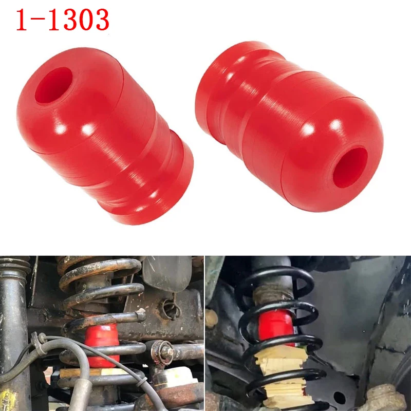 

TML 2pcs/set 1-1303 Front Polyethylene Bump Stop Speedbump Compatible with 2007-2018 Jeep Wrangler JK/JKU Sport Sahara Rubicon