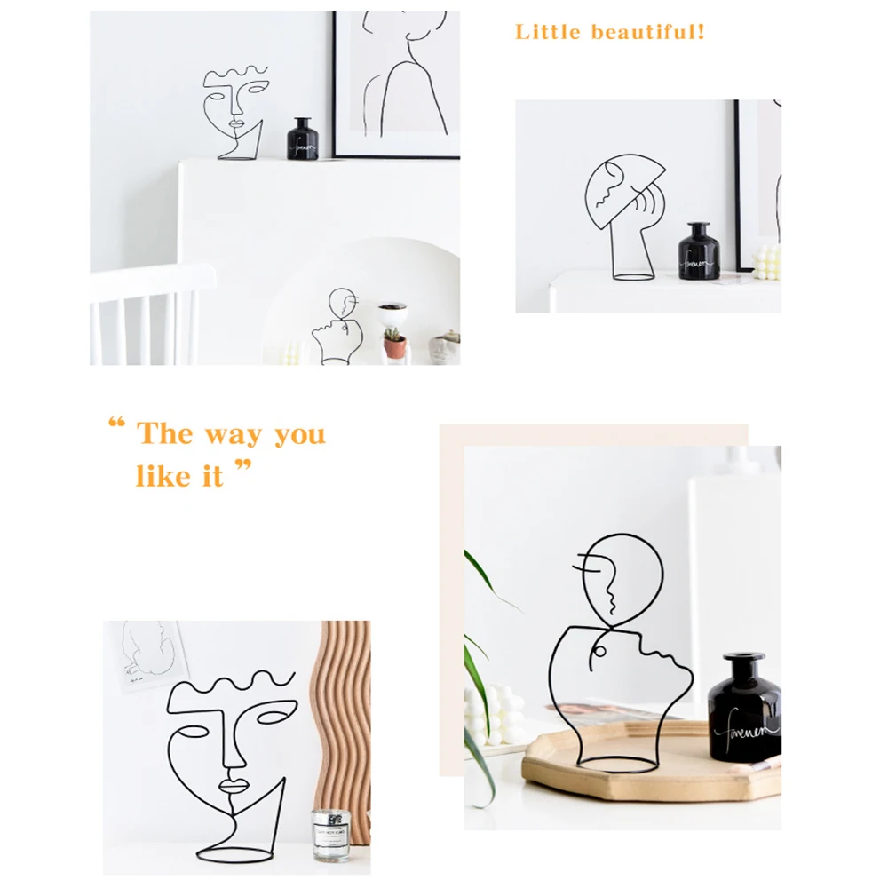 Абстрактный персонаж скульптура художественный декор скандинавские