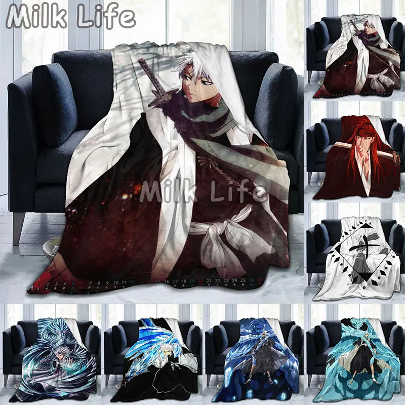 

Отбеливающее одеяло Toshiro с 3D принтом из аниме JUMP, флисовое мягкое фланелевое одеяло s, бархатное декоративное покрывало для дома, покрывала